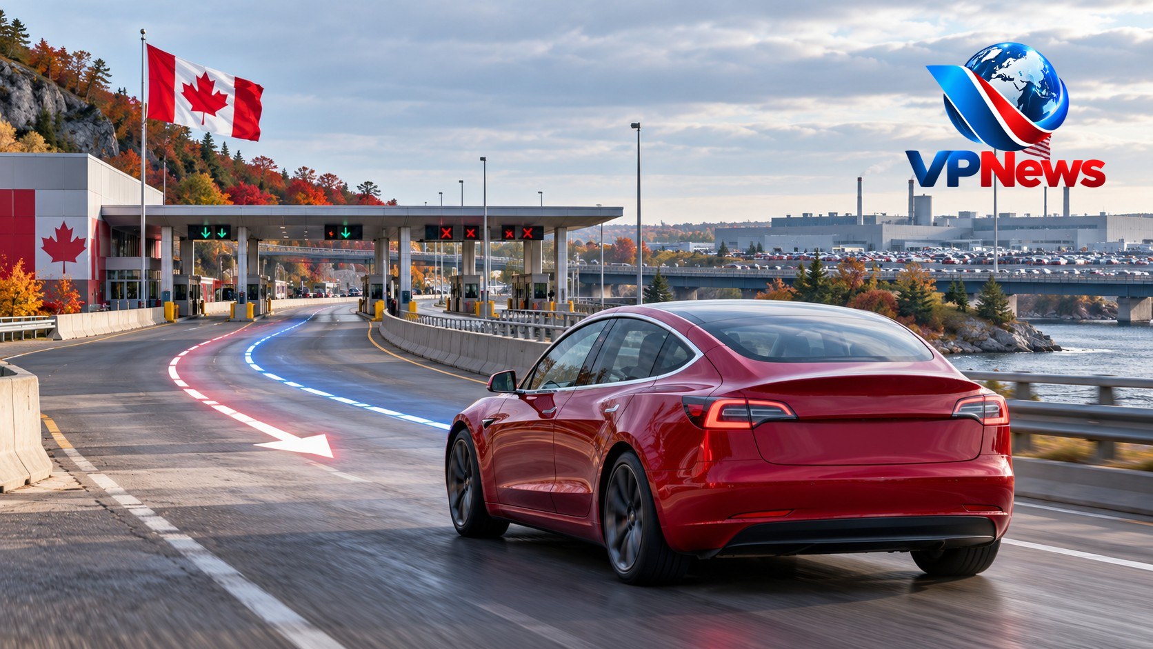 Иллюстрация к новости: Tesla в Канаде, похоже, вернёт Model 3 американской сборки